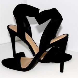 Madden Black Open Toe Dress High Heel